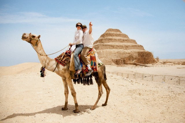 Visite des pyramides de Gizeh, de Memphis et de Saqqarah depuis le Caire